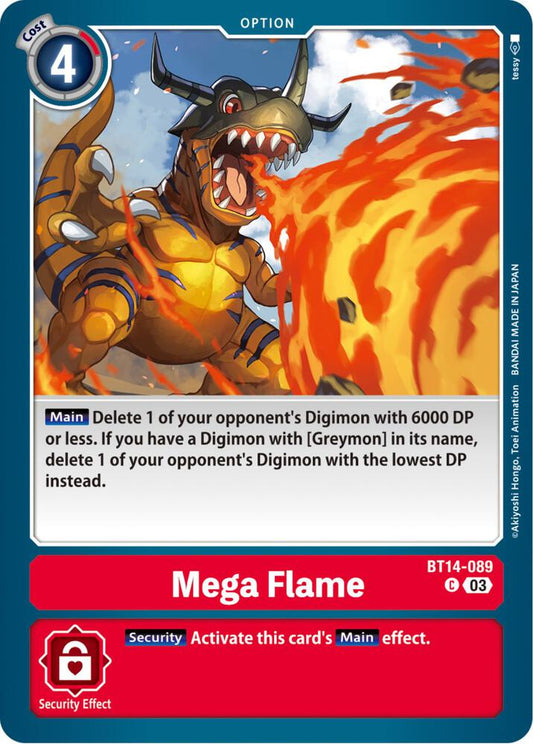 Mega Flame - Blast Ace (BT14)