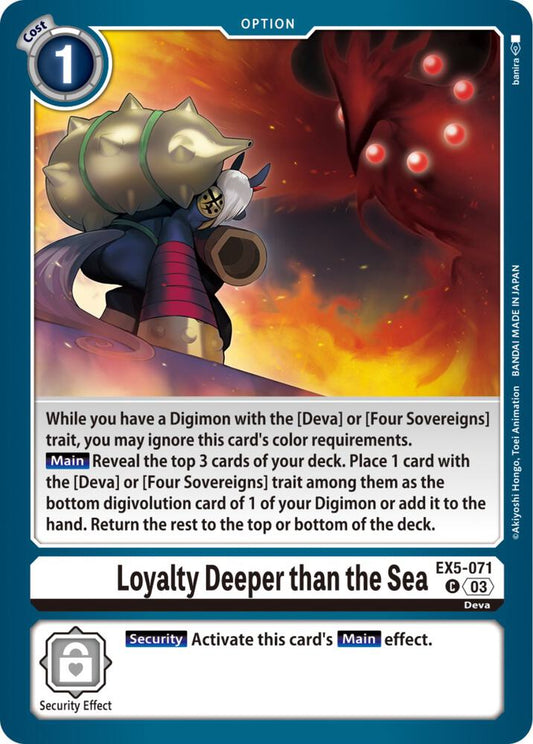 Loyalty Deeper than the Sea - Animal Colosseum (EX05)