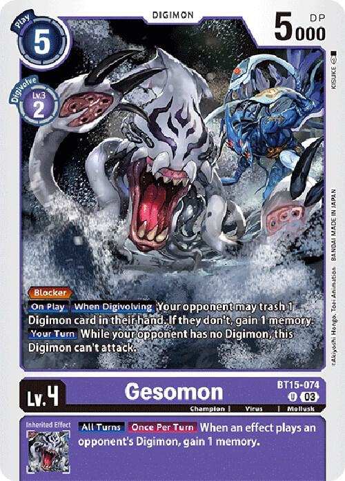 Gesomon - Exceed Apocalypse (BT15)