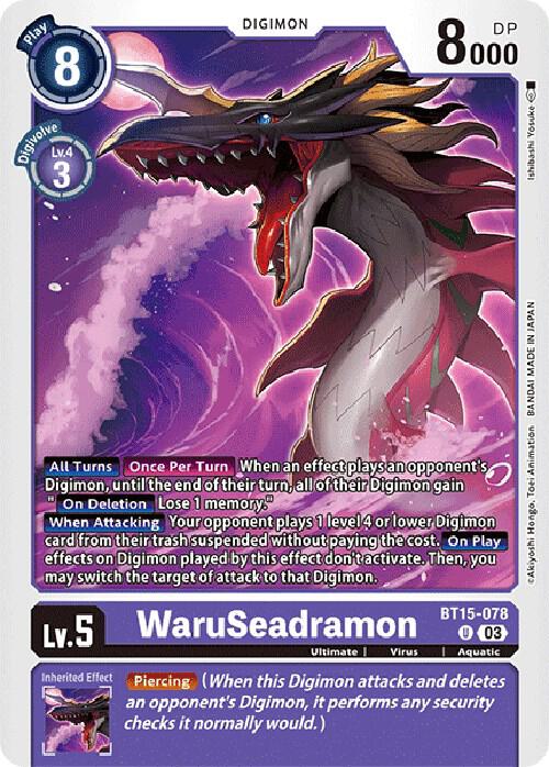 WaruSeadramon - Exceed Apocalypse (BT15)