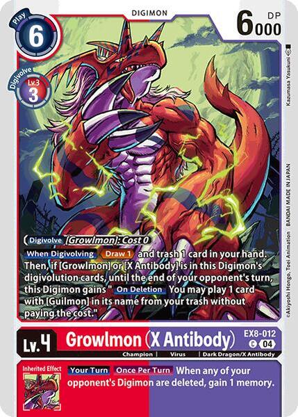 Growlmon (X Antibody) - Chain of Liberation