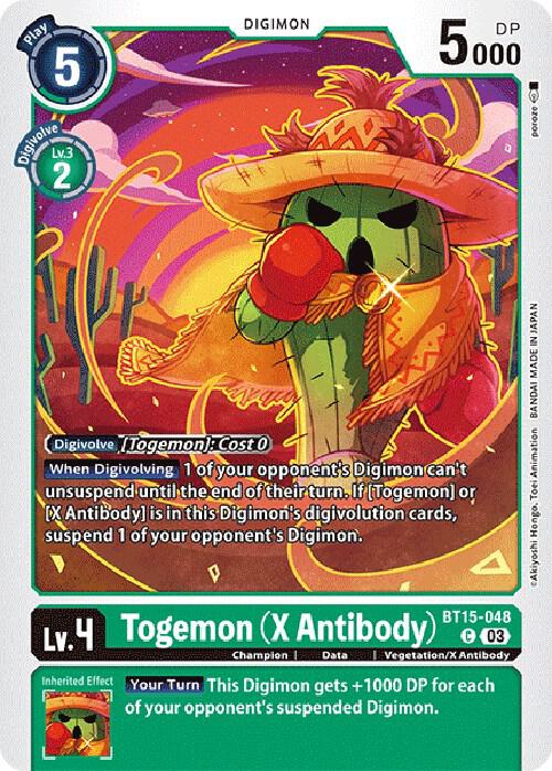 Togemon (X Antibody) - Exceed Apocalypse (BT15)