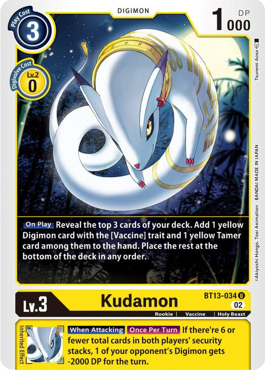 Kudamon - Versus Royal Knights (BT13)
Versus Royal Knights