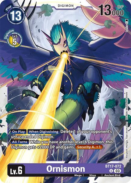 Ornismon - Secret Crisis (BT17)