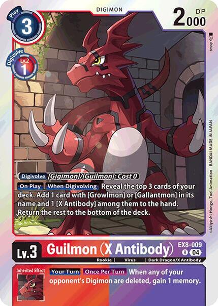Guilmon (X Antibody) - Chain of Liberation