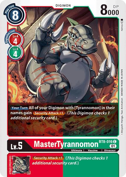 MasterTyrannomon - New Awakening (BT08)