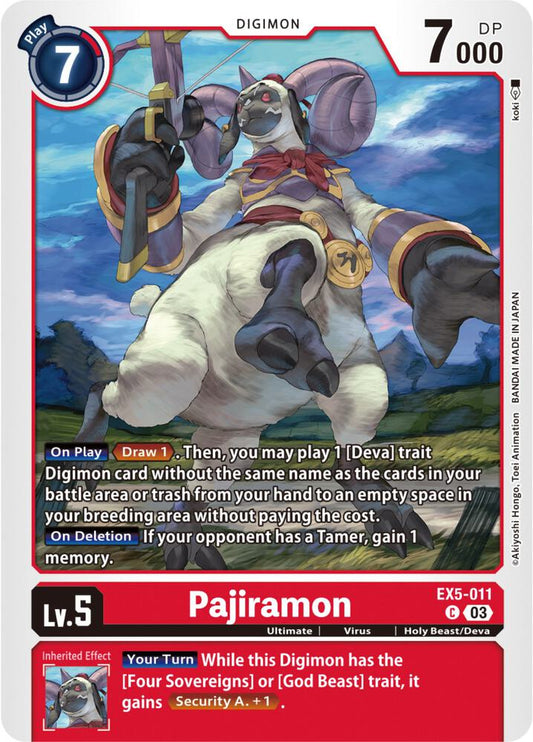 Pajiramon - Animal Colosseum (EX05)