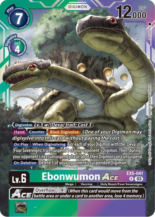 Ebonwumon ACE - Animal Colosseum (EX05)