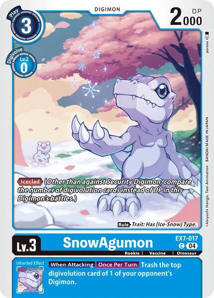 SnowAgumon - Digimon LIBERATOR (EX07)