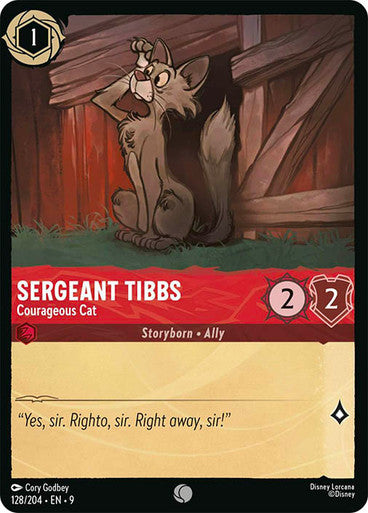 Sergeant Tibbs Courageous Cat