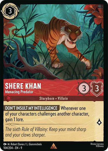 Shere Khan Menacing Predator
