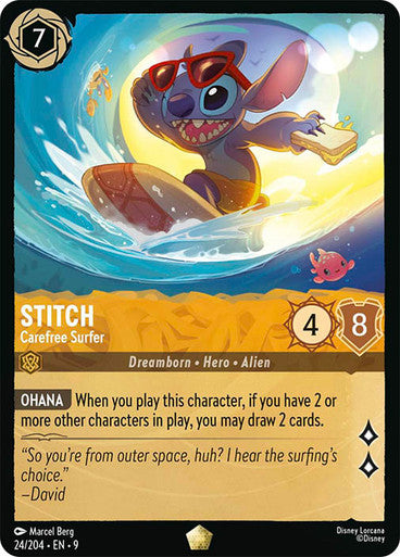Stitch Carefree Surfer