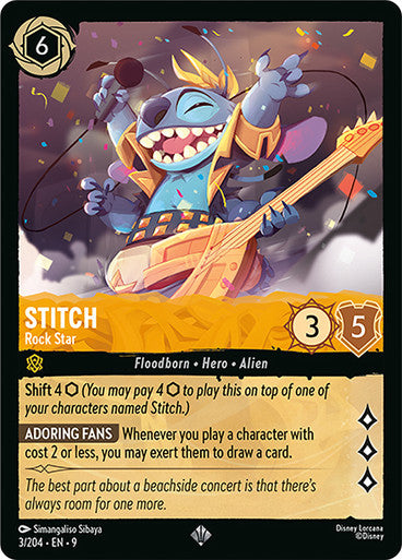 Stitch Rock Star