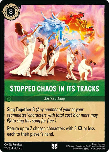Stopped Chaos in Its tracks