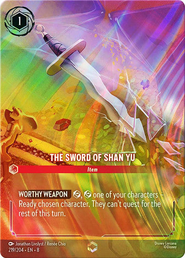 The Sword of Shan Yu Enchanted