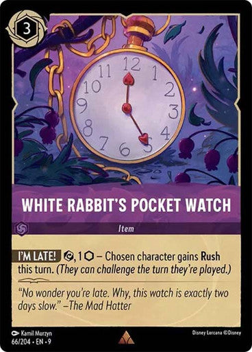 White Rabbits Pocket Watch