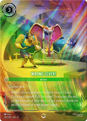Wrong Lever Enchanted